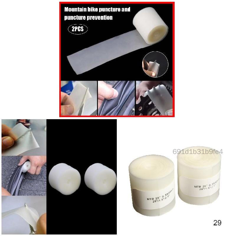2PCS Xe đạp bên trong ống bảo vệ lốp xe chống nổ cho xe đạp đi xe đạp đi xe đạp leo núi D4-VN