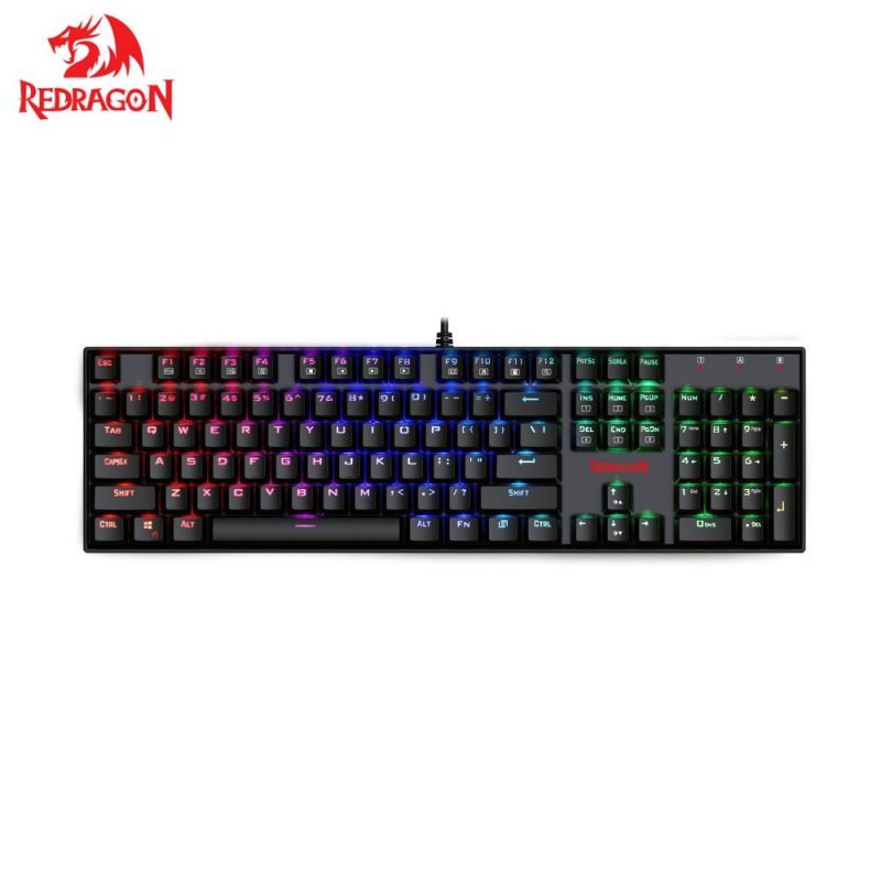 Redragon K551 RGB MITRA 104 Keys LED Backlit Mechanical Gaming Keyboard for Computer Gamer Singapore