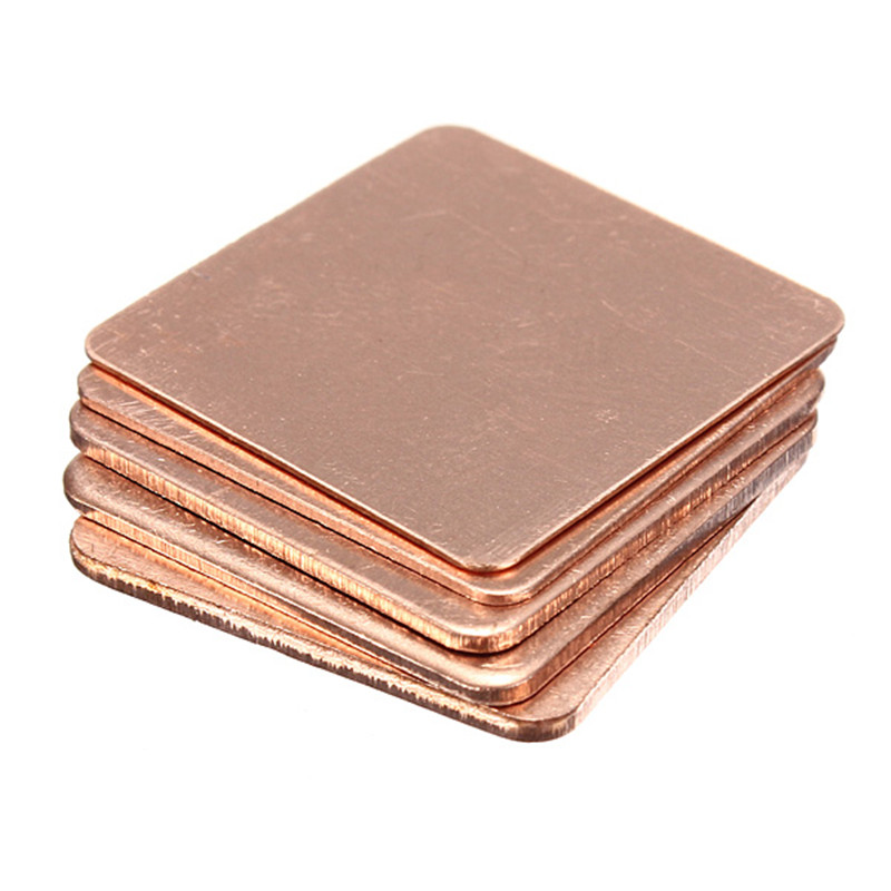 GatherTOOL 1Pc 99% Pure Copper Copper Strip Red Copper Pad Copper Foil  Copper Plate Bar DIY CNC Material (Color : 1PC, Size : 5x40x100mm)