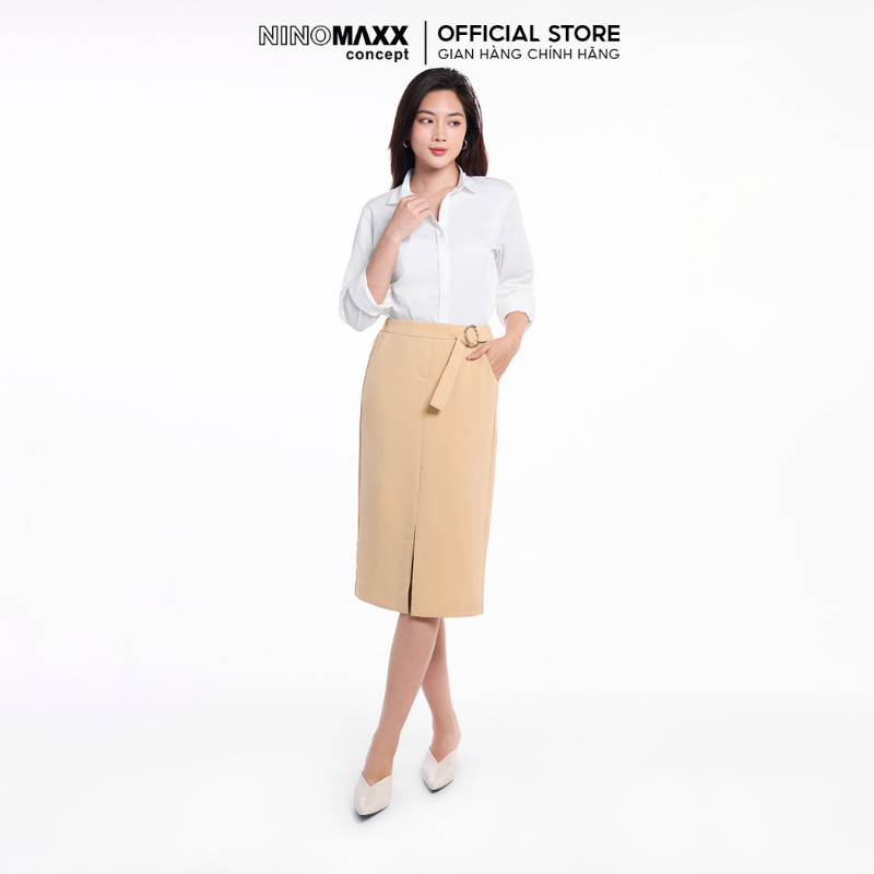  Váy Nữ Dáng Dài Xẻ Tà N&M Thương Hiệu NINOMAXX 1905115 