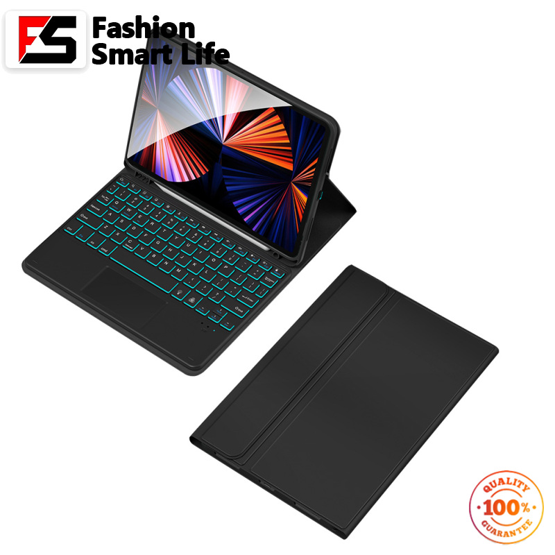 Bluetooth-compatible Keyboard Colorful Backlight Touch Control Smart Keyboard Compatible For iPad Series ราคา 790 บาท*ส่งฟรี