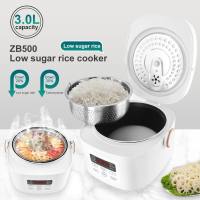 Mega Home ZOLELE ZB500 Low Sugar Rice Cooker Smart Hot Pot Rice Cooker 3L Multi Rice Cooker Electric Cooker