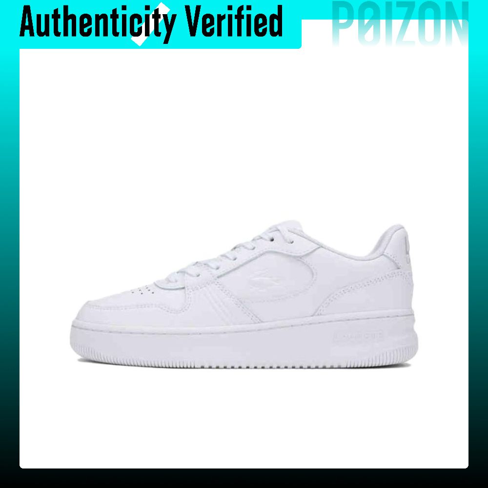 รองเท้าผ้าใบ รองเท้าลำลองผู้หญิง Lacoste L001 รองเท้าลำลองผู้หญิง สีขาว 48SFA0115 ราคา 40,000 บาท*ส่งฟรี