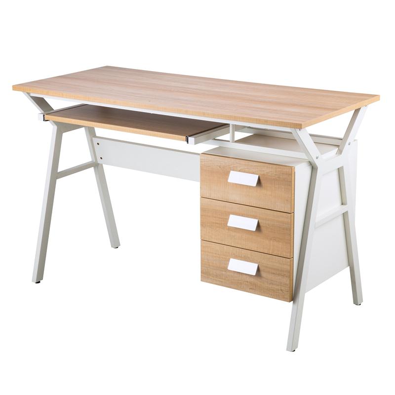 FURRADEC โต๊ะทำงานพร้อมตู้ข้าง รุ่น CT-8625K สีเมเปิ้ล - ยี่ห้อ เฟอร์ราเดค ราคา 3,990 บาท*ส่งฟรี