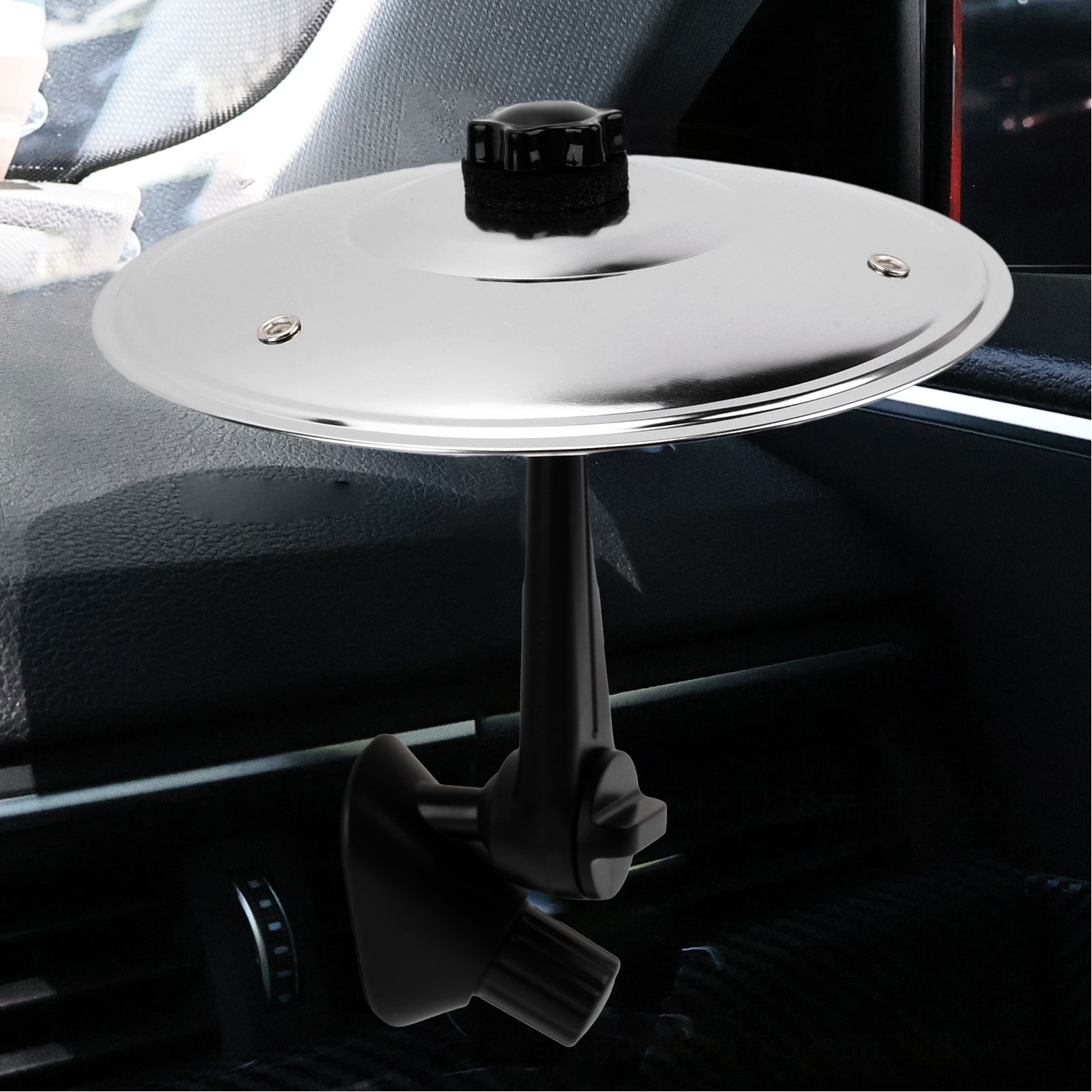 Zjchao Xe Mini Cymbal Xe chũm Chọe Không Khí Vent Trống Cymbal cánh tay điều chỉnh được Cho An Toàn Tập Tin Đính Kèm Với Trọng Lượng Nhẹ Thiết Kế Hợp Kim Cho Trống những người yêu âm nhạc