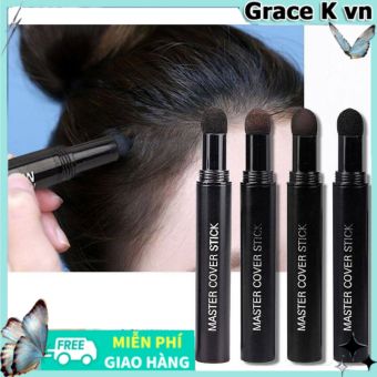 Thỏi Phấn Nhuộm Tóc Che Khuyết Điểm Chân Tóc Che Phủ Tóc Bạc Tự Nhiên Tức Thì 4 màu sắc tùy chọn Hair Shadow Pencil