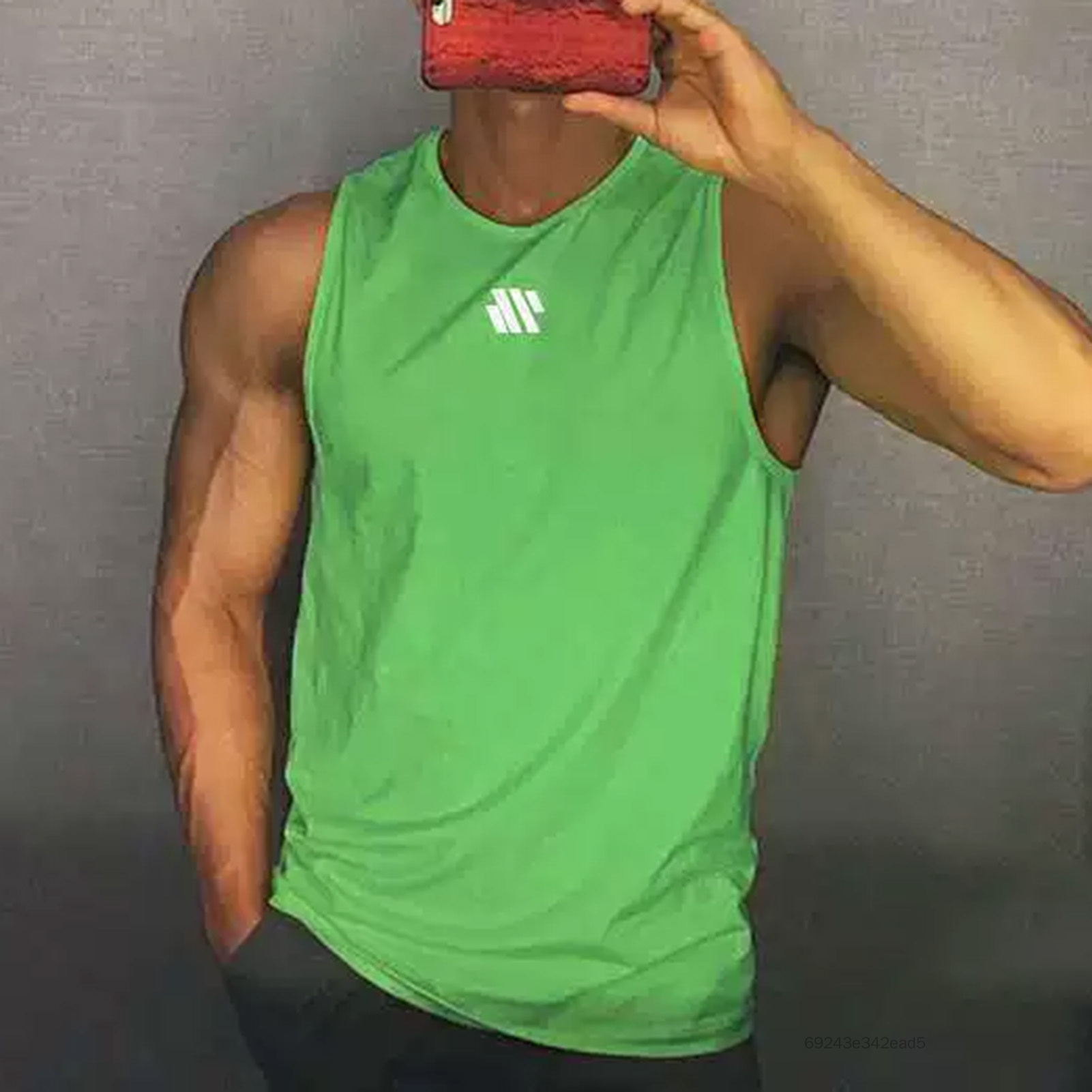 Áo Sơ Mi Không Tay Tập Luyện Cho Nam Thể Thao Thể Hình Thông Thường Tập Gym Áo Sơ Mi Không Tay Dành Cho Nam Giới Năng Động Người Yêu Thể Hình eWalker-VN - 2