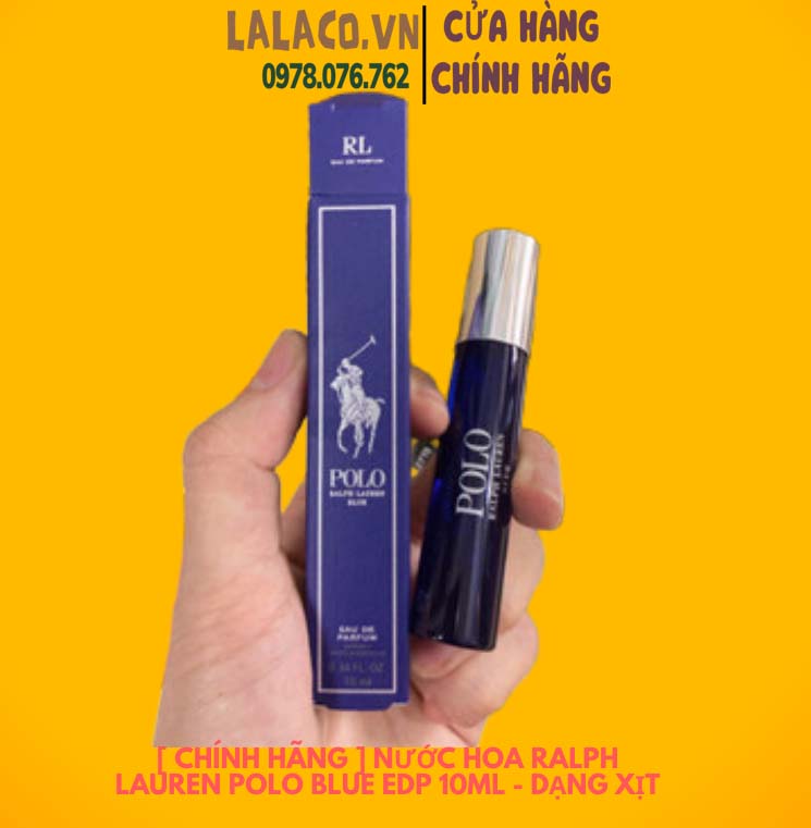 Nước hoa mini Ralph Lauren Polo Blue EDP 10ml - dạng xịt