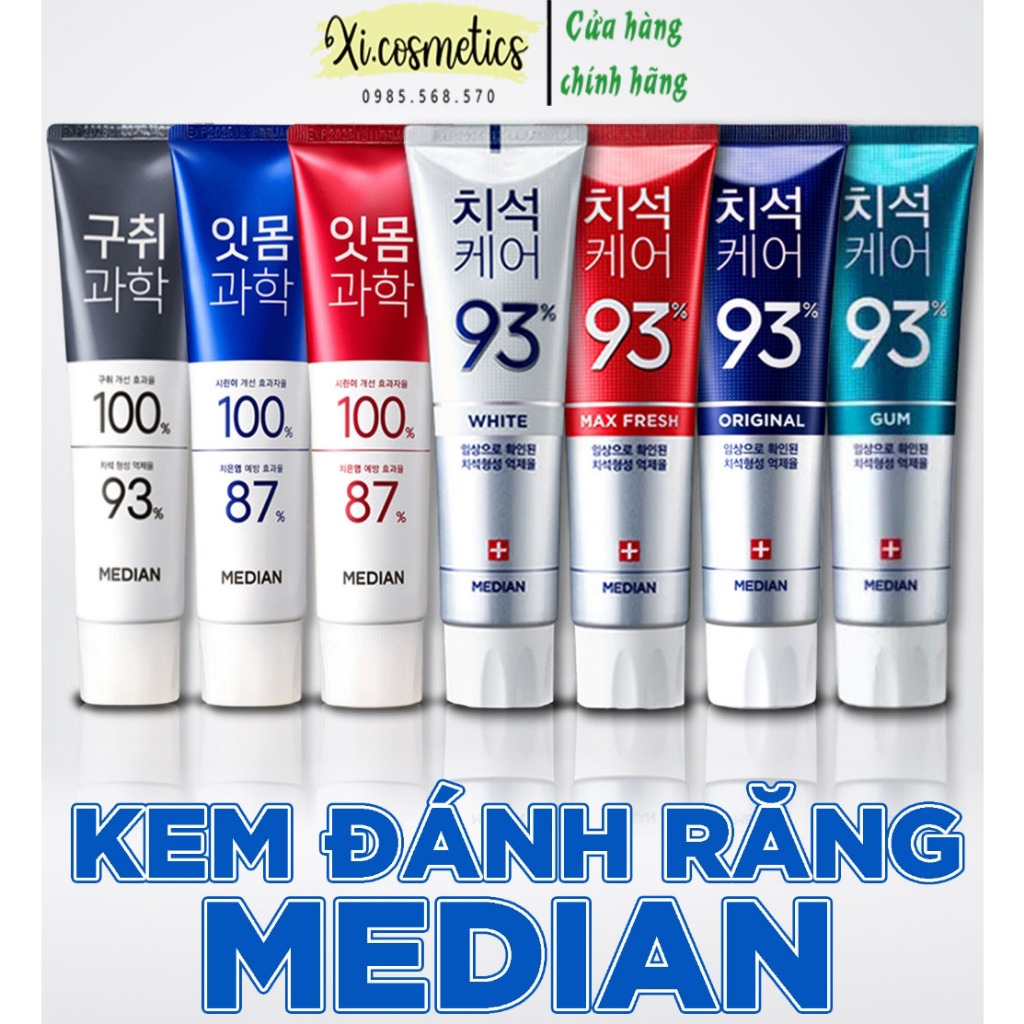 Kem đánh trắng răng median 93% tooth-paste 120g