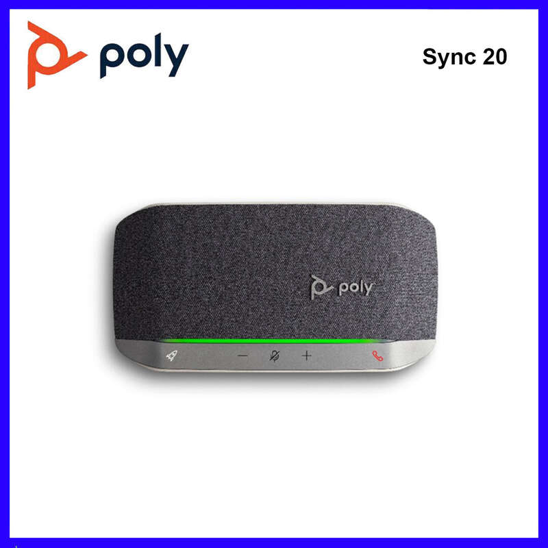 อุปกรณ์สมาร์ทและแกดเจ็ต สปีกเกอร์โฟนอัจฉริยะ USB/Bluetooth ส่วนตัว Poly Sync 20 ดั้งเดิม ราคา 7,728 บาท*ส่งฟรี