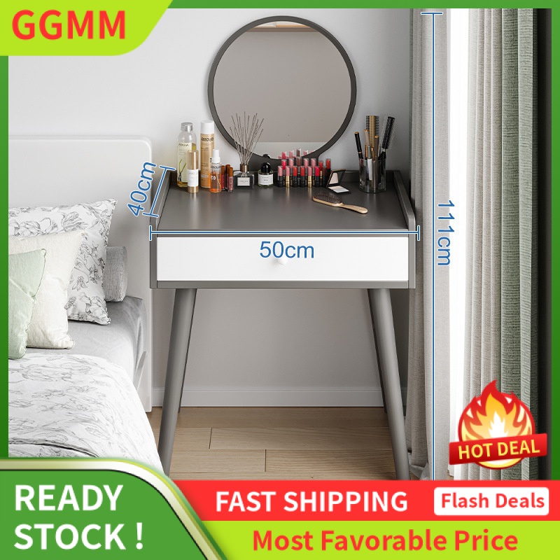 LZD 50/60cm Bàn Trang Điểm Phòng Ngủ Nhỏ Hiện Đại Đơn Giản Bàn Trang Điểm Căn Hộ Nhỏ Đơn Giản Nổi Tiếng Trên Mạng ins Bàn Trang Điểm Phong Cách