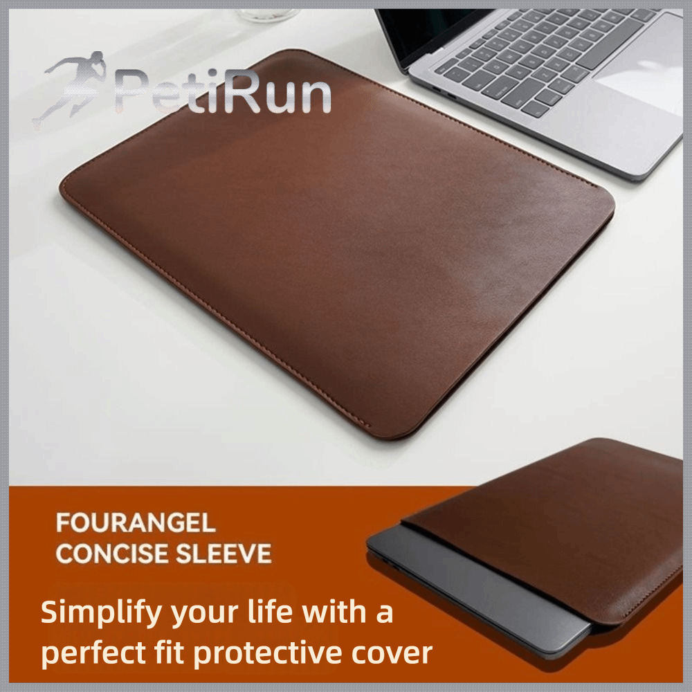 PETIRUN 13 14 15 inch Túi đựng laptop Lớp lót microfiber Chống nước và chống bắn tung tóe Hộp đựng sổ tay Đi lại Da PU Cặp đựng máy tính xách tay và máy tính bảng Cho Laptop Lenovo Dell