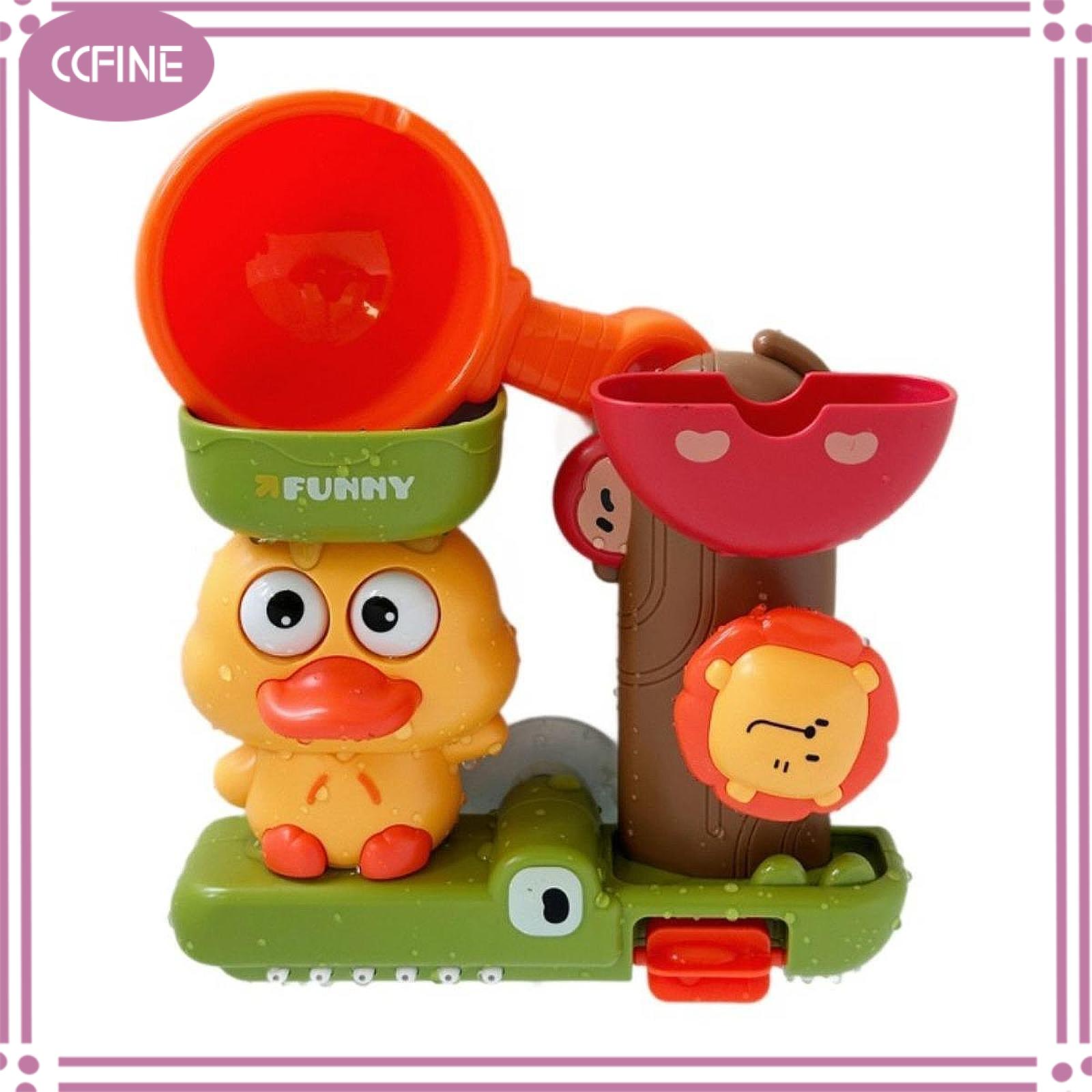 Ccfine thiết bị Tưới phun nước đồ chơi tắm Đồ chơi bồn tắm Sáng tạo trẻ em phòng tắm Bộ đồ chơi phun nước đồ chơi núm hút cao su vòi hoa sen cho bé mới sinh món quà