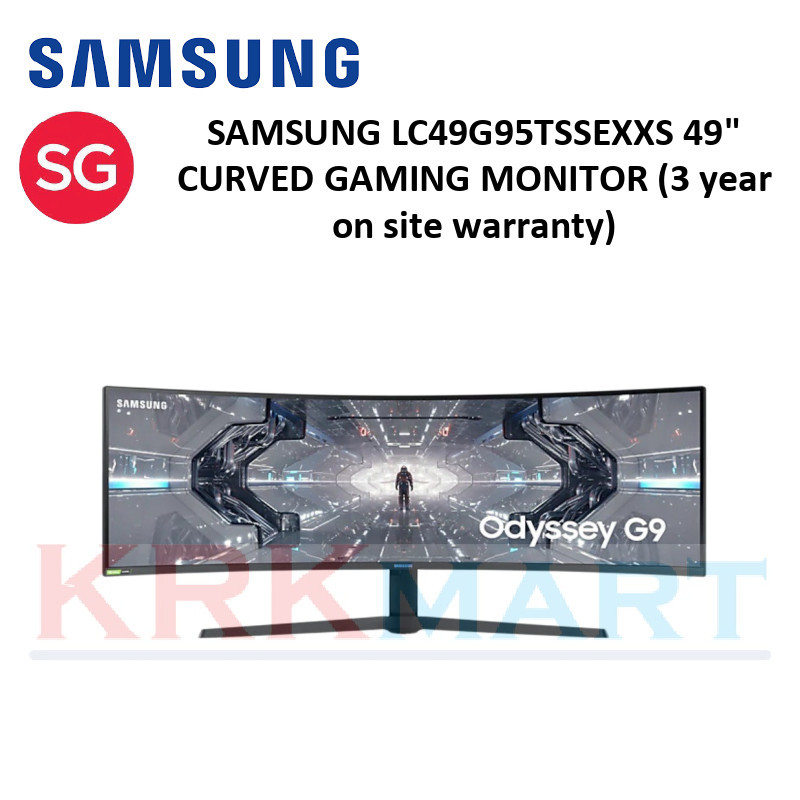 SAMSUNG LC49G95TSSEXXS 49 CURVED GAMING MONITOR (3 year on site warranty) Singapore