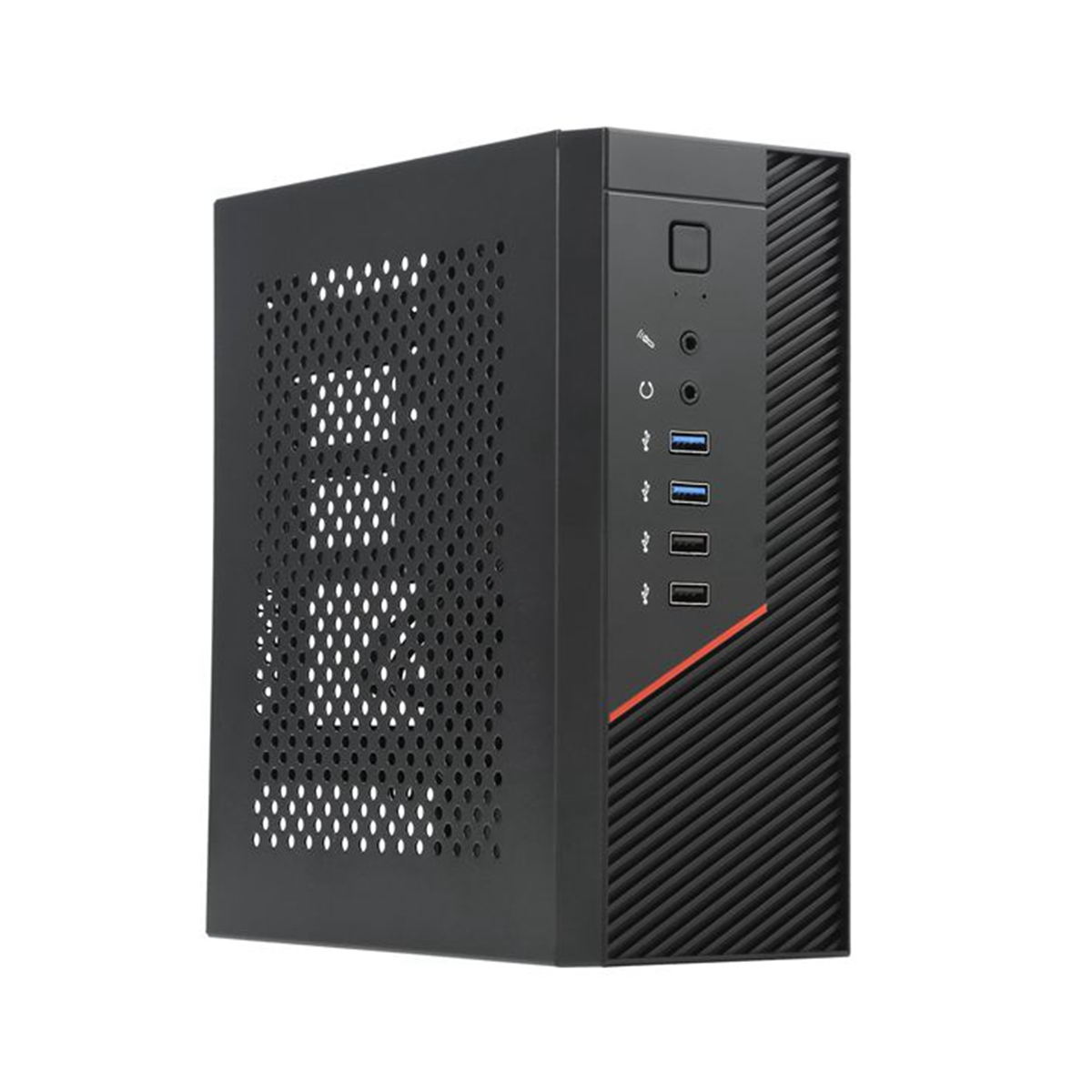 (TENK) A09P Desktop Mini Itx Case Htpc Chassis Game Computer Can Stand or Lie Down for Small 1U Power Supply