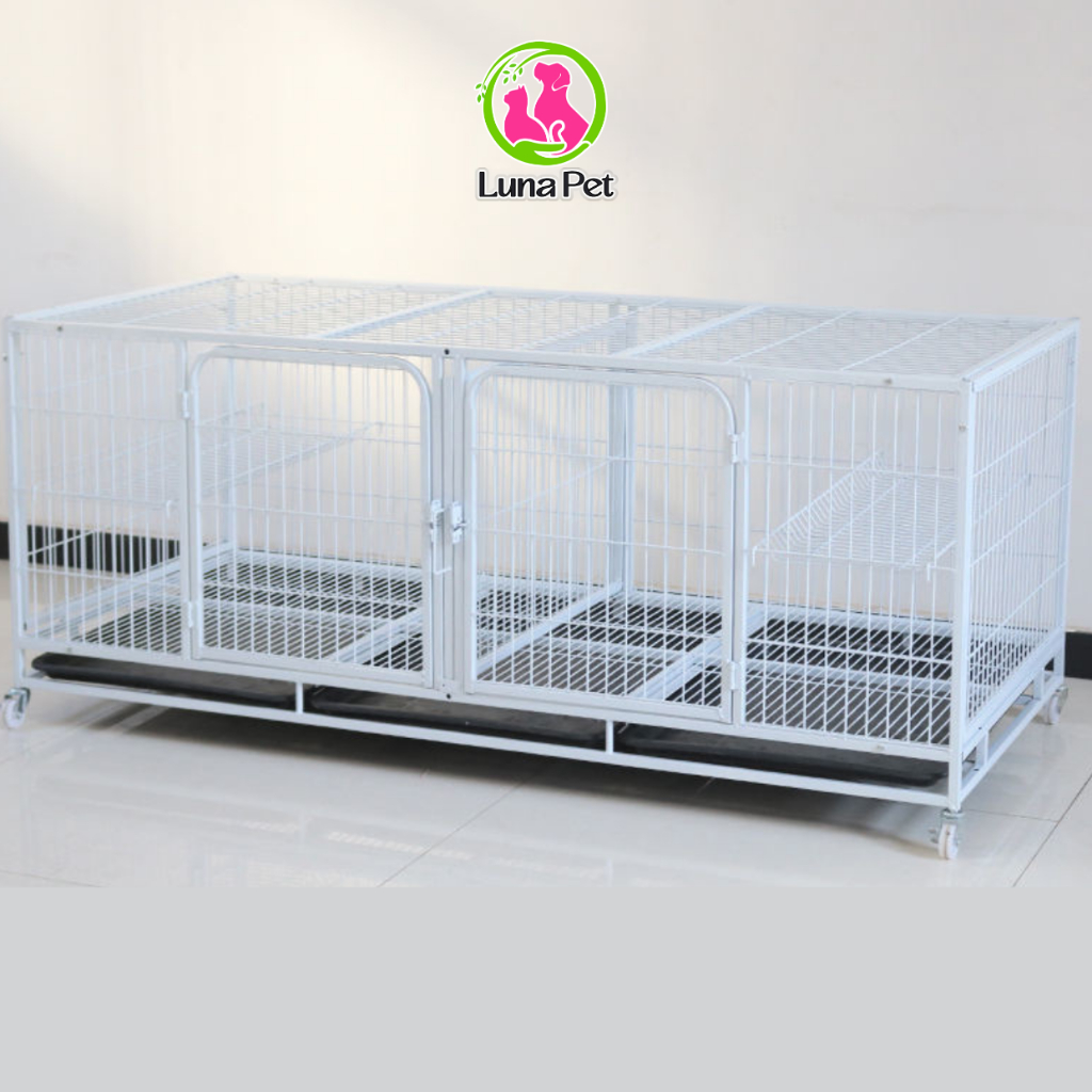 Lồng chuồng nuôi chó mèo size lớn 2M1 Luna Pet CN05 - Chuồng nuôi chó mèo sơn tĩnh điện