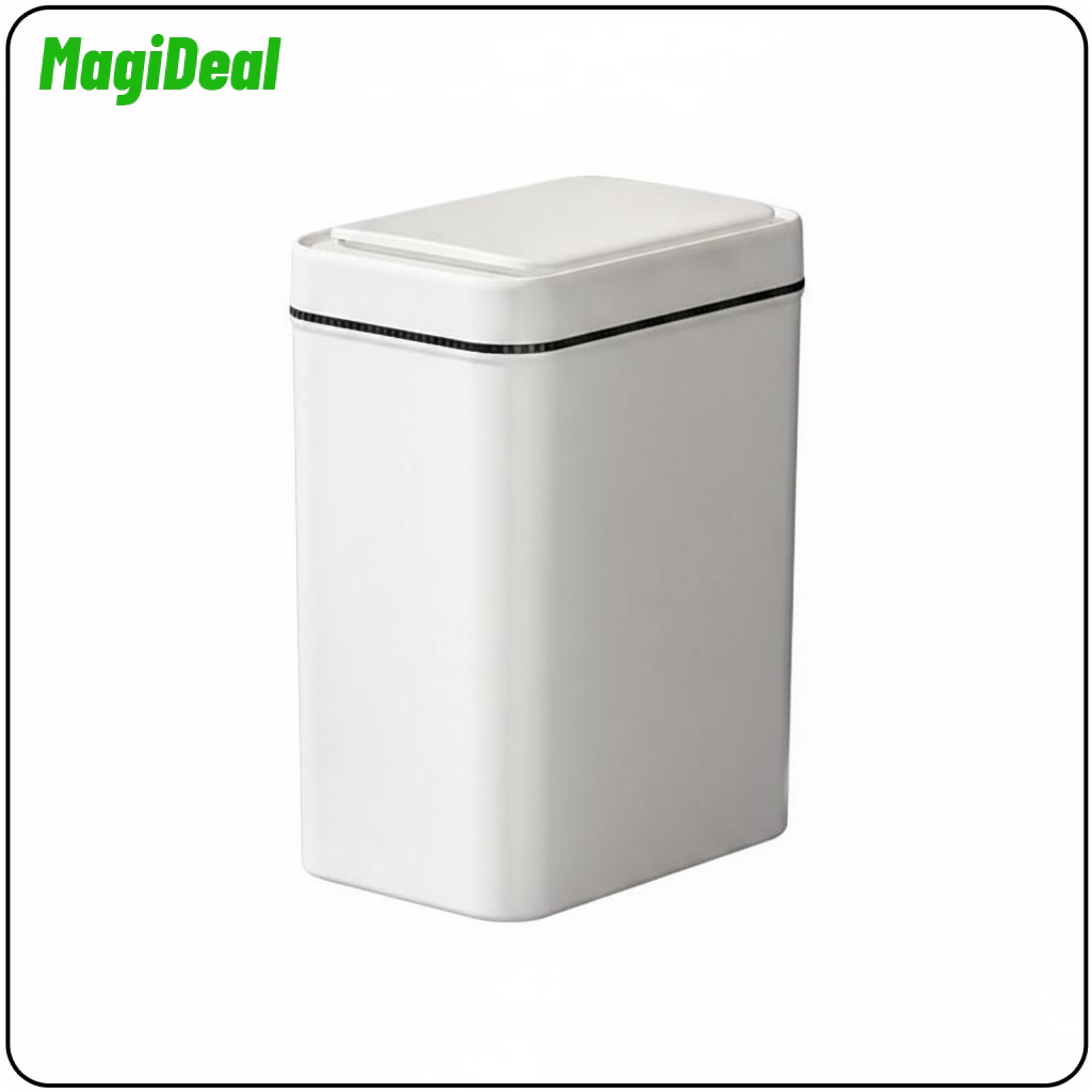 MagiDeal Hand Sensing Smart Trash Can Battery-Powered Touchless Trash Can Water-Resistant Waste Bin Quiet-Opening ราคา 2,018 บาท*ส่งฟรี