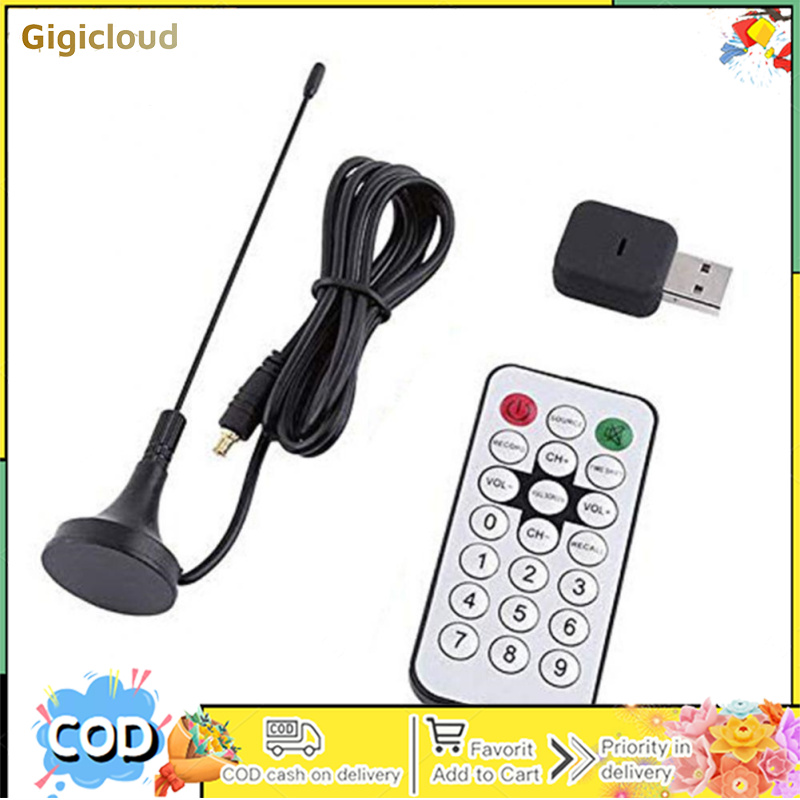 USB 2.0 USB Digital TV Stick Mini TV Tuner Receiver USB2.0 Dvb-t Sdr.Dab Fm Hdstick For Laptop PC Computer ราคา 324 บาท*ส่งฟรี