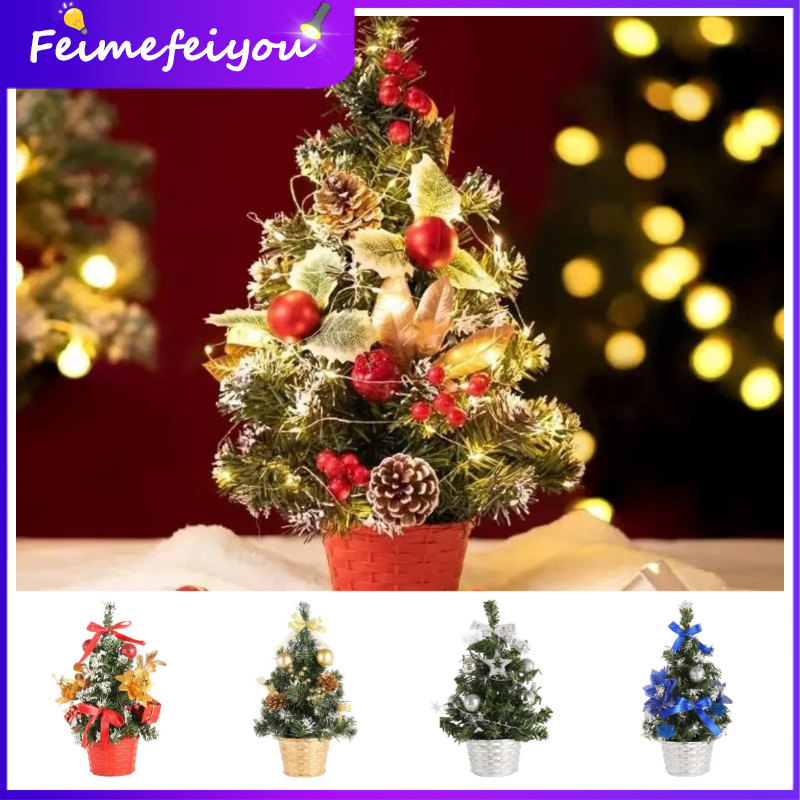 40/30/20cm Christmas Tree Home Bedroom Party Decorations Artificial Christmas Tree Children DIY Handicraft 2023 New Year Gift ราคา 135 บาท*ส่งฟรี