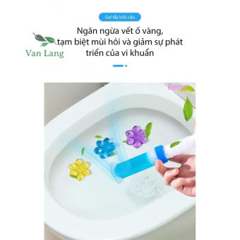 Gel thơm làm sạch khử mùi diệt khuẩn bồn cầu hình bông hoa siêu thơm - giá sỉ tốt hơn