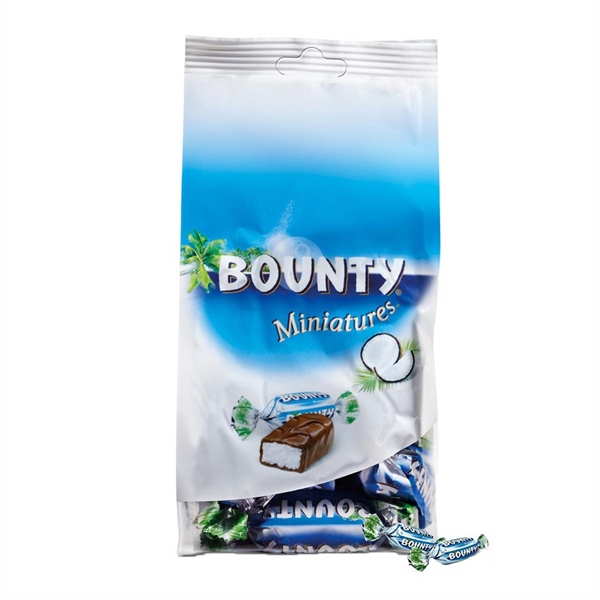 Socola nhân dừa Bounty Miniatures Chocolate 220g