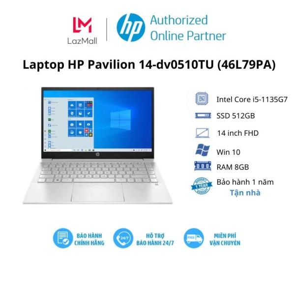Bảng giá Laptop HP Pavilion 14-dv0510TU (46L79PA)/ Gold/ Intel Core i5-1135G7 (up to 4.2Ghz, 8MB)/ RAM 8GB/ 512GB SSD/ Intel Iris Xe Graphics/ 14inch FHD/ 3Cell/ Win 11H/ 1Yr Phong Vũ