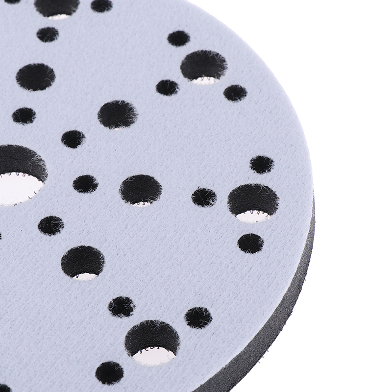 1 cái 6inch 150mm 49 lỗ mềm xốp giao diện pad cho chà nhám miếng đệm móc vòng chà nhám đĩa Sander ủng hộ miếng đệm