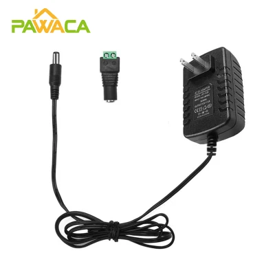Pawaca DC 12V 2A Power Supply Adapter AC 100-240V To DC 12V Transformers, Switching Power Supply for LED Strip