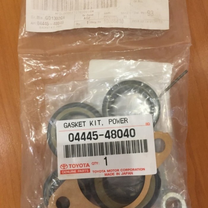 seal gasket kit power steering rack bawah Harrier 2400cc 04445-48040 Harga 1,160,000 rupiah*Gratis Ongkir