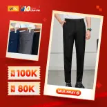Quần âu nam nano công sở YODY, quần tây nam kiểu dáng bassic nhẹ nhàng, thoải mái QAM3127