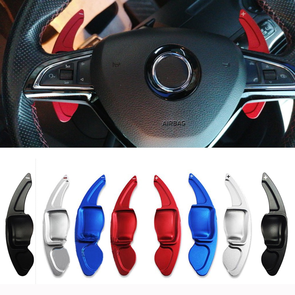 46mm ABS Car Steering Wheel Emblem for Skoda Logo Superb Octavia