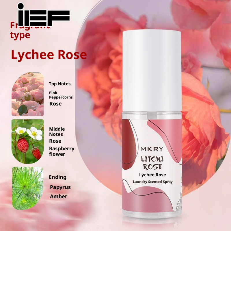Ief Rose Lychee hương thơm phun quần áo cơ thể kéo dài hương thơm trái cây tươi nước Hoa cấp nước hoa kinh nghiệm