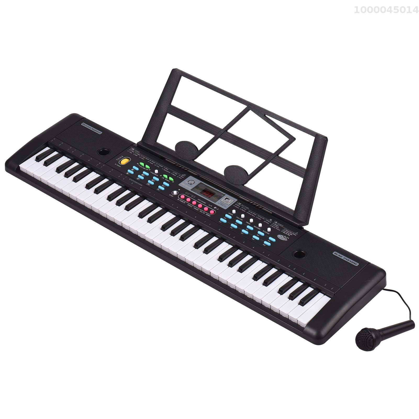 Ammoon 61 Phím USB đàn phím điện tử Trẻ Em đàn piano điện Với Microphone