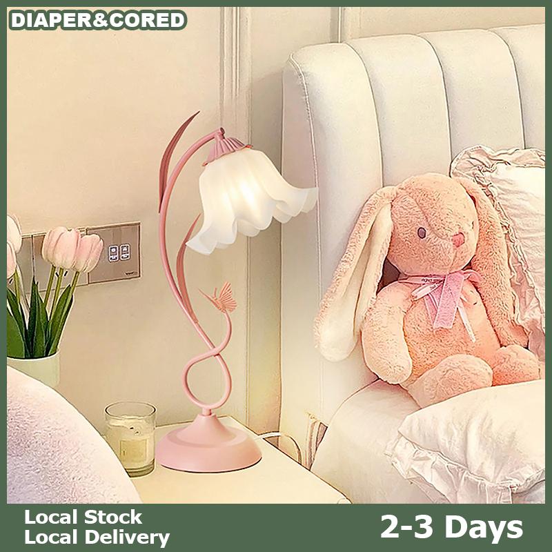 DIAPER&CORED E27 Acrylic Bell Orchid Lampshade Hanging Lamp Accessories Table Parts DIY Wall Night Restaurant Chandelier Replacement