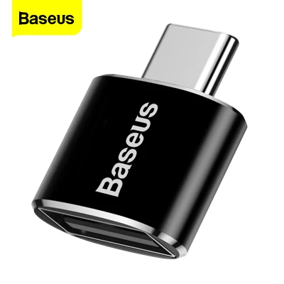 Baseus USB Type C OTG Adapter USBC Type-c Converter For Xiaomi mi 9 Samsung S10 Note 10 Huawei Mate 30 P30 Pro