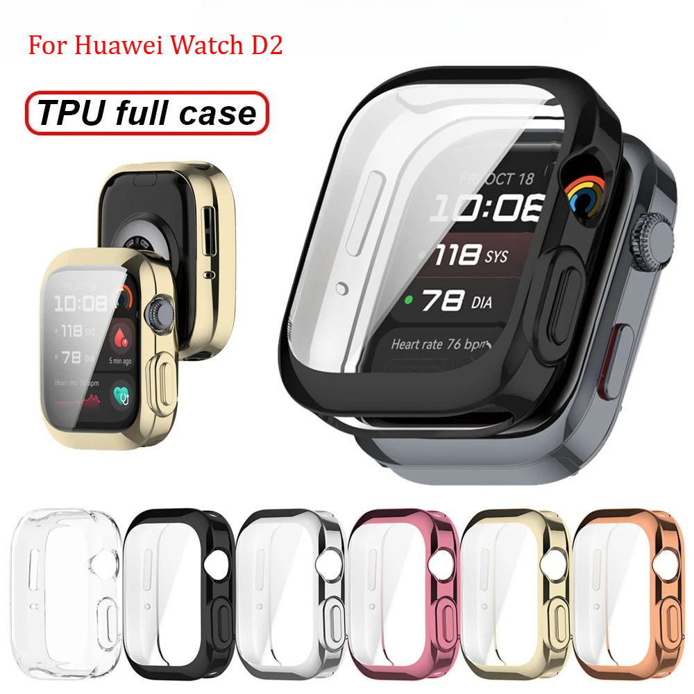 Case for Huawei Watch D2 Soft TPU Anti-Scratch Protector All-around Full Bumper Protective Cover for Huawei Watch D2 Accessories ราคา 40 บาท*ส่งฟรี
