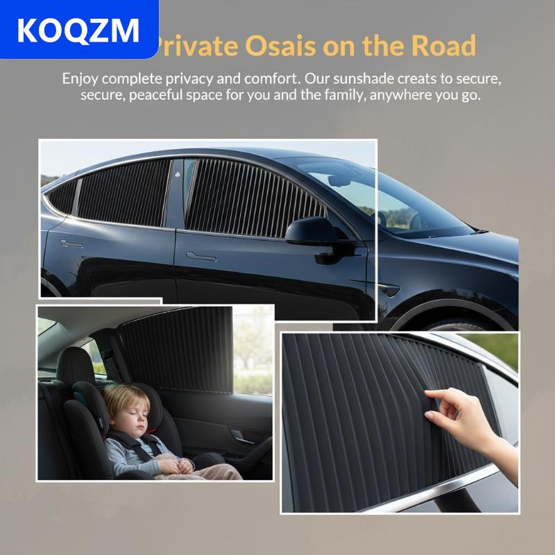 [COD] KOQZM 2pcs xe dù để che nắng có thể gập lại phổ bên cửa sổ Rèm UV bảo vệ cho trẻ em Pet riêng tư lá chắn Giá 65,029 Đồng*Miễn phí vận chuyển