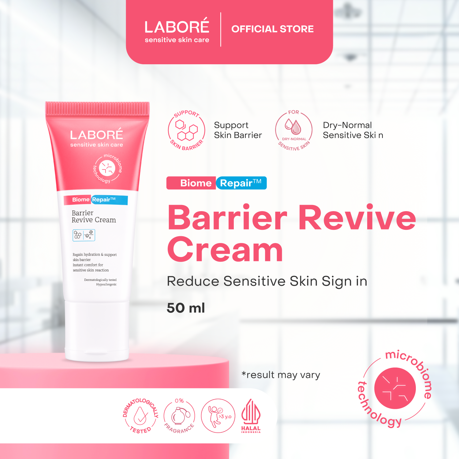 LABORE Moisturizer Essential - LABORÉ Sensitive Skin Care Barrier Revive Cream / LABORE Sensitive...