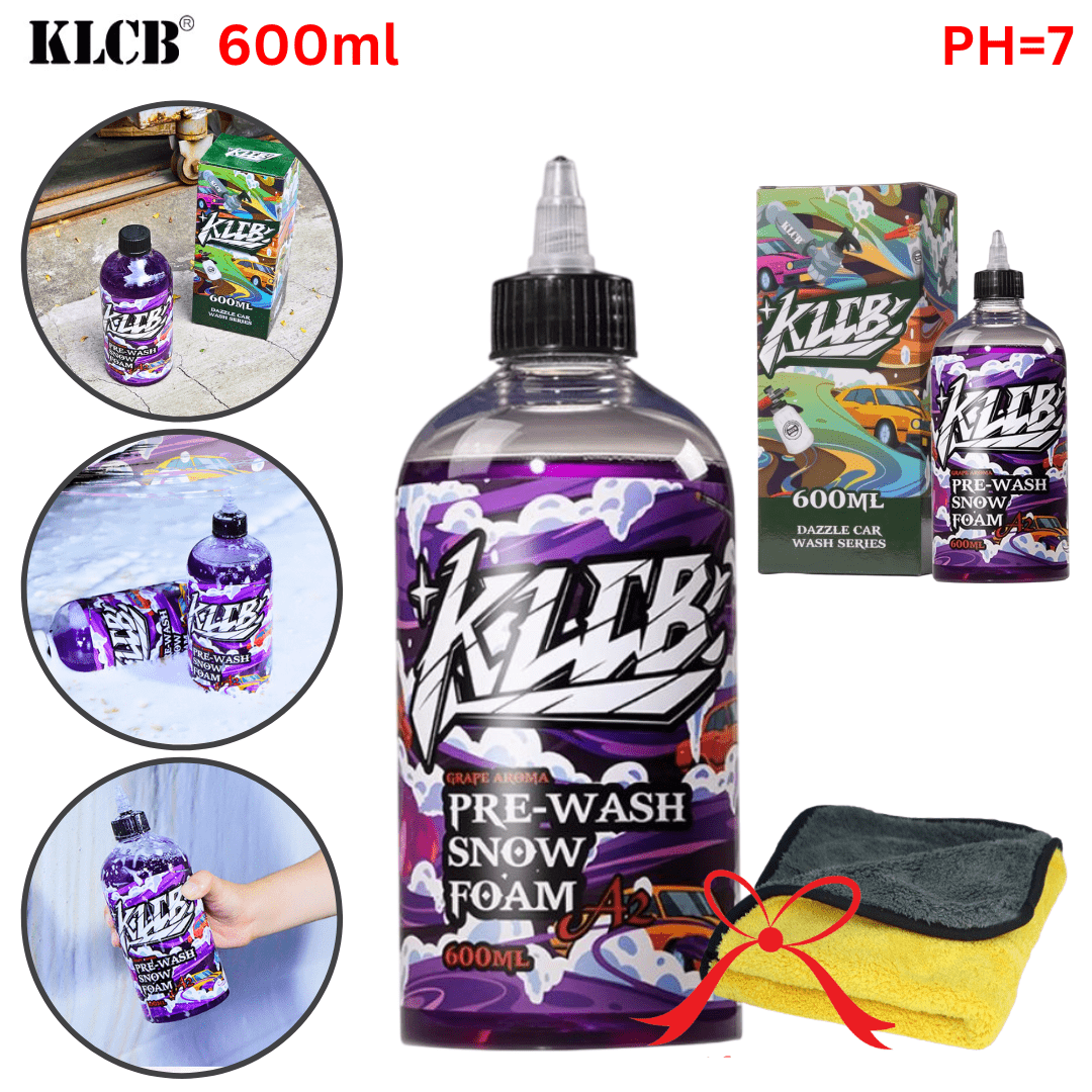 Dung Dịch Rửa Xe Chuẩn Bị Bề Mặt KLCB A2 Pre-wash Snow Foam Thành Phần Trung Tính An Toàn Cho Xe Và Da Tay.