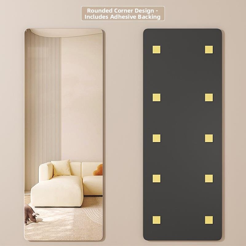 FCBesee | High-definition glass self-adhesive full-length mirror