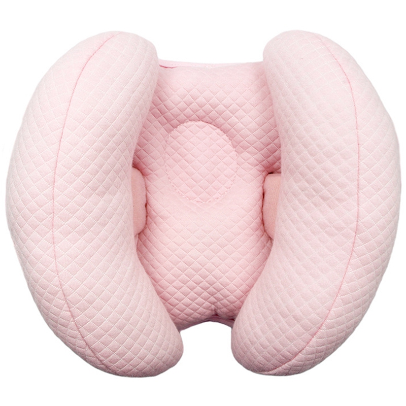 (IDOQ) Banana Shape Adjustable Baby Neck Support Car Insertion Pillow Baby Stroller Fixed Protection