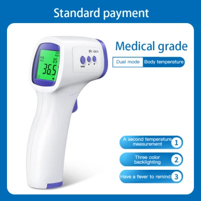No Touch Infrared Forehead Thermometer Touchless Digital Temperature Scanner Infrared Thermometer Non-Contact Thermal G-un Measure Body Temperature infrared thermometer for Adults and Baby