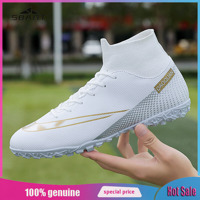 SBART Soccer Boots Long Spikes Kids Training Student Sports Soccer Boots ราคา 625 บาท*ส่งฟรี