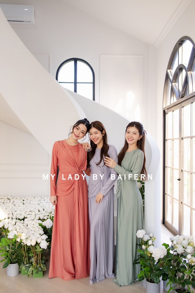 Evening dress & Gown MY LADY BY BAIFERN - ML0495 ราคา 1,090 บาท*ส่งฟรี