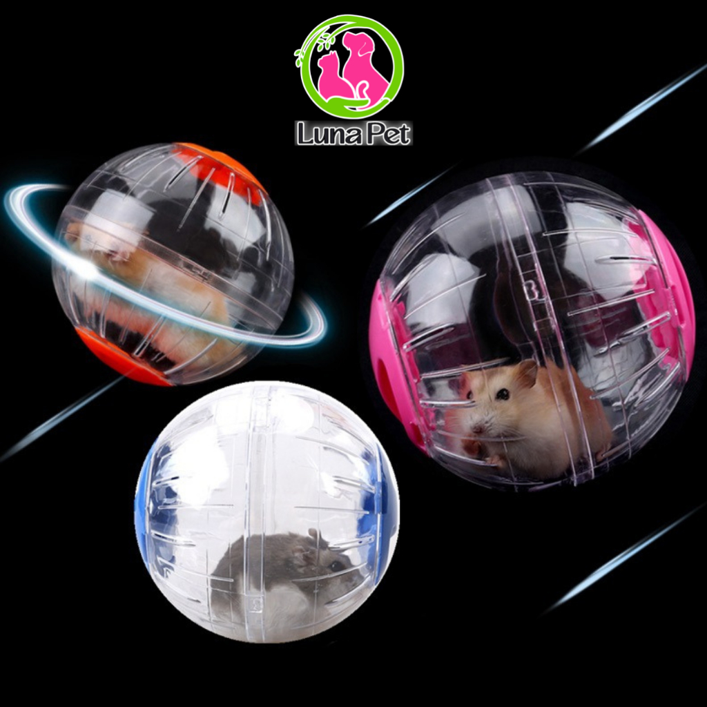 Bóng chạy cho hamster 12cm Luna Pet - Đồ chơi banh chạy nhỏ cho chuột hamster không kèm đế