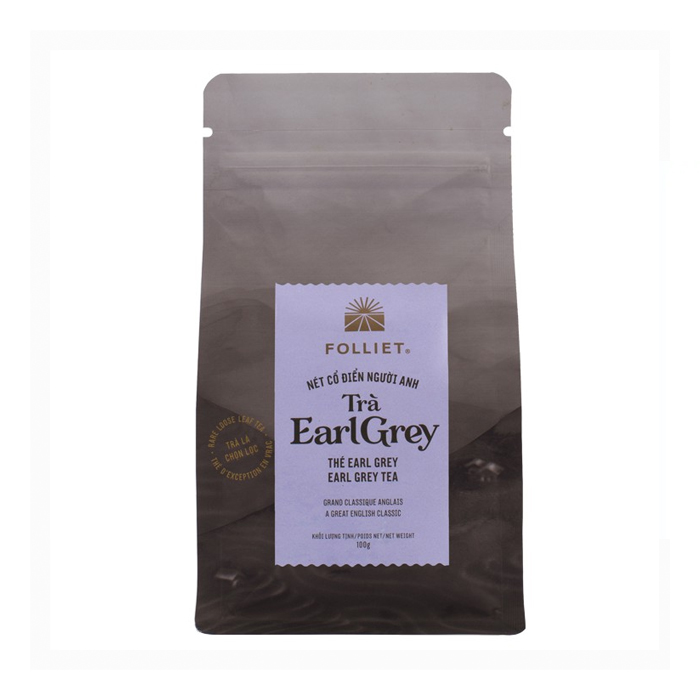 Trà Earl Grey Hữu Cơ Folliet 100G