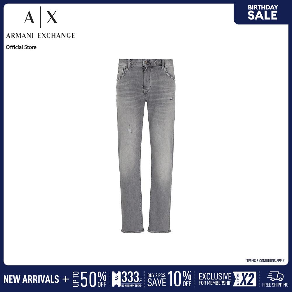 Armani Exchange Jeans Men XM000049-AF14656-M8088 Grey ราคา 11,990 บาท*ส่งฟรี