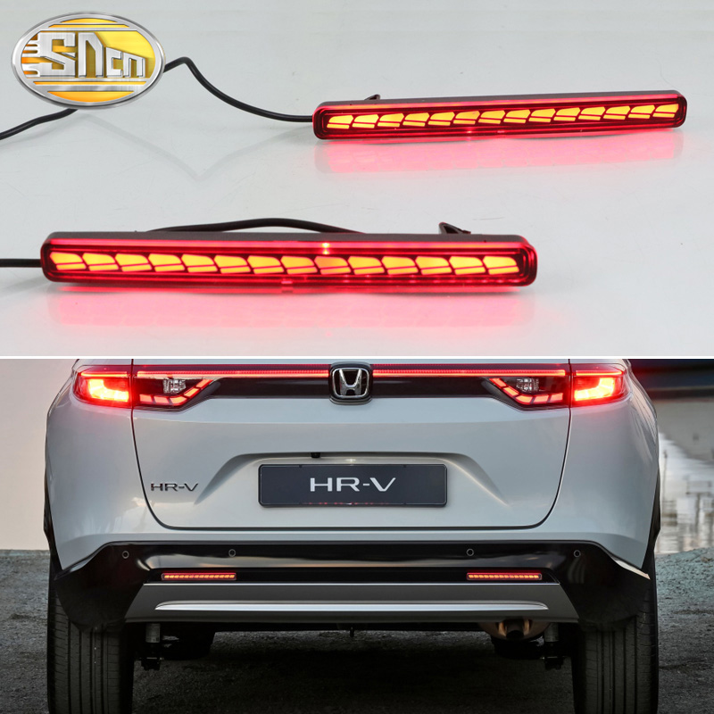Sncn 2 chiếc đèn hãm xung phía sau led xe hơi cho honda hrv hr-v 2022 2023 đèn phanh tín hiệu báo rẽ đèn hậu đèn phản xạ dự phòng đèn đi sương mù xe ô tô