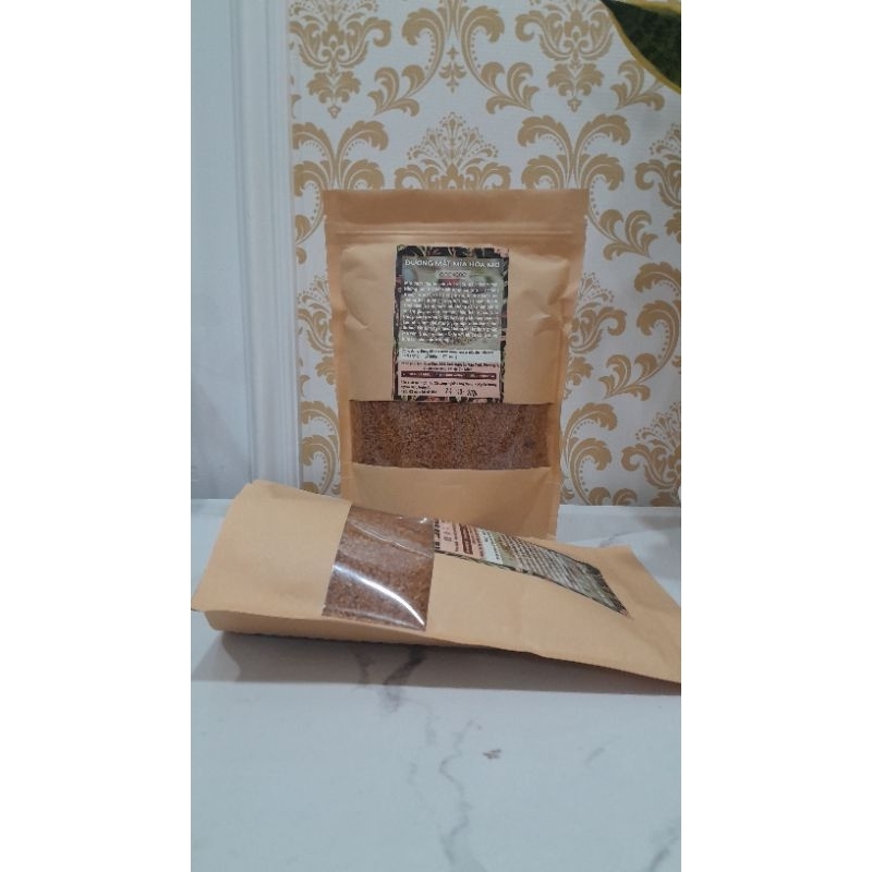 [1kg] Đường cát kết tinh tự nhiên One4one đường mật mía hoa mơ , túi zip kraft 1kg