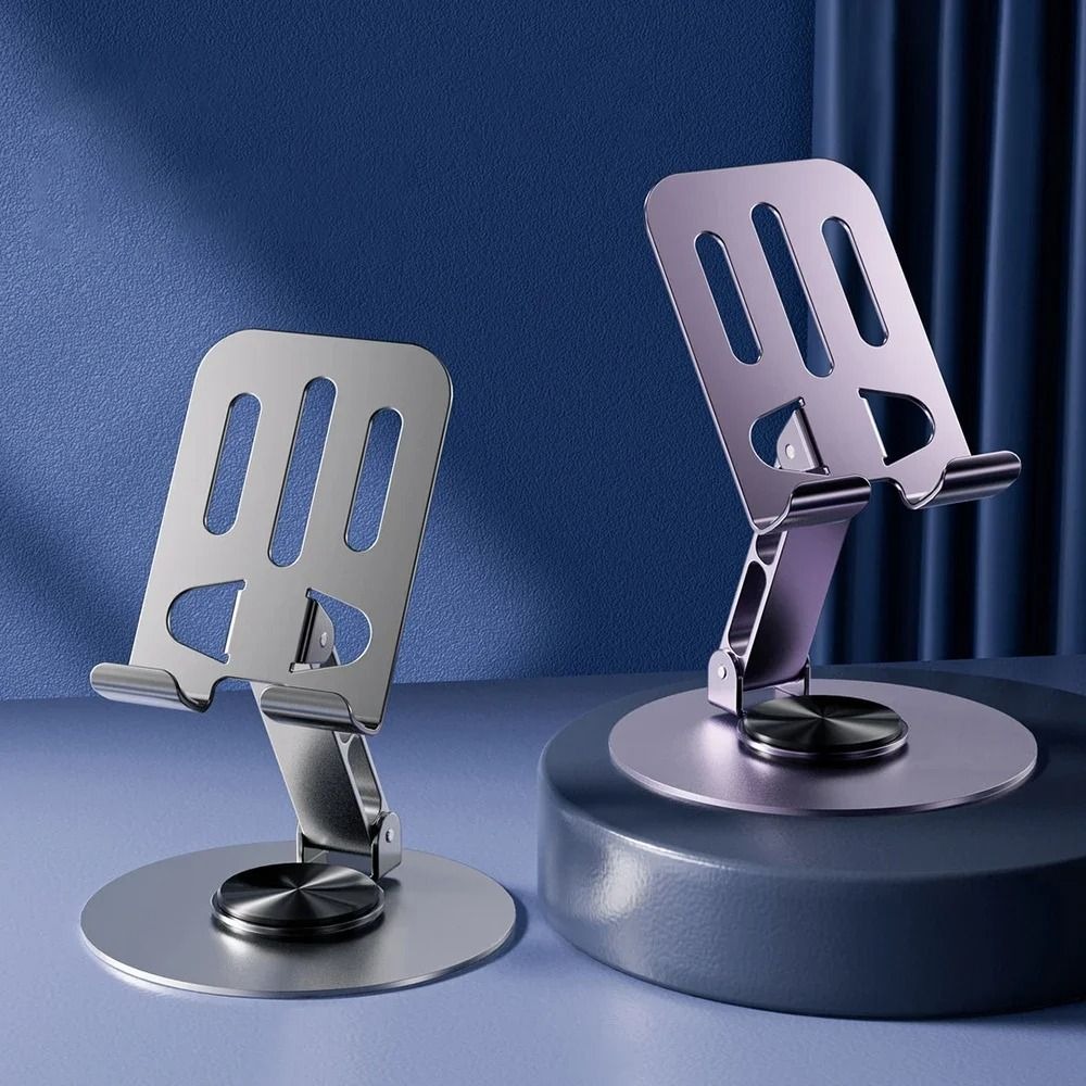 BCOO6 Vật liệu hợp Giá đỡ điện thoại di động Xoay Vô Hạn Thiết kế giảm xóc Giá đỡ phẳng Xe đẩy cốc Giá để bàn